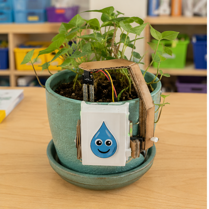 Finished student example for Smart Plant Guardian